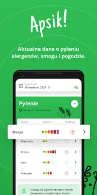 Apsik! aplikacja dla alergików android App screenshot 15